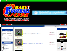 Tablet Screenshot of footballcrazy1.com